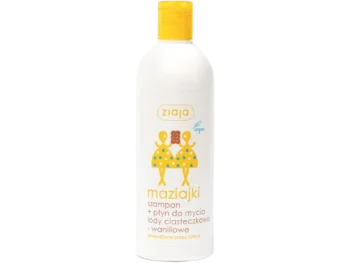 Zdjęcie produktu ZIAJA MAZIAJKI Szampon + Płyn do mycia Lody ciasteczkowo-waniliowe