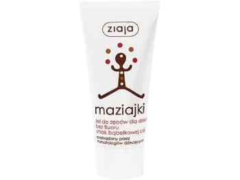 Zdjęcie produktu ZIAJA MAZIAJKI Żel do zębów dla dzieci smak Bąbelkowej coli bez fluoru, żel