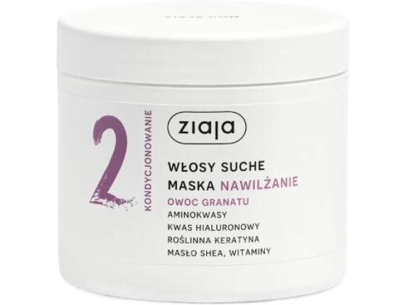 ZIAJA OWOC GRANATU Maska do włosów Nawilżenie włosy suchy