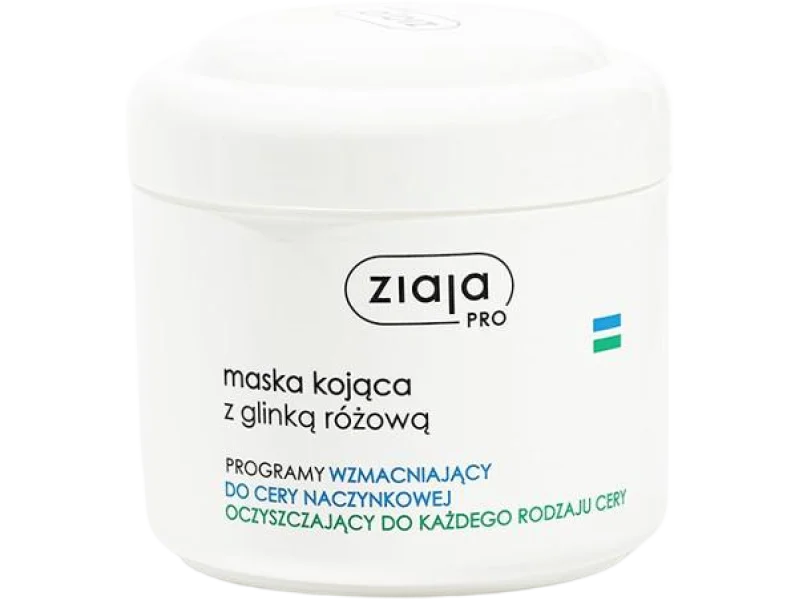 ZIAJA PRO Maska Kojąca z Glinką Różową