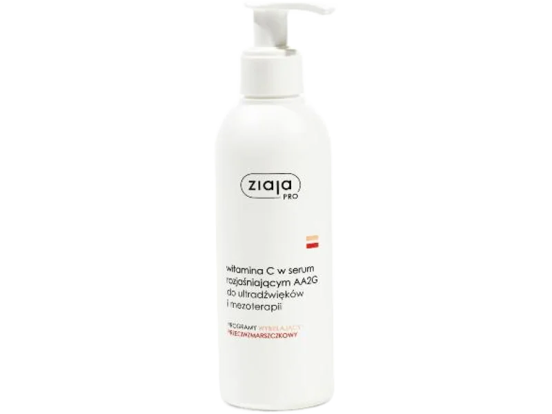ZIAJA PRO witamina C w serum rozjaśniającym AA2G do ultradźwięków i mezoterapii