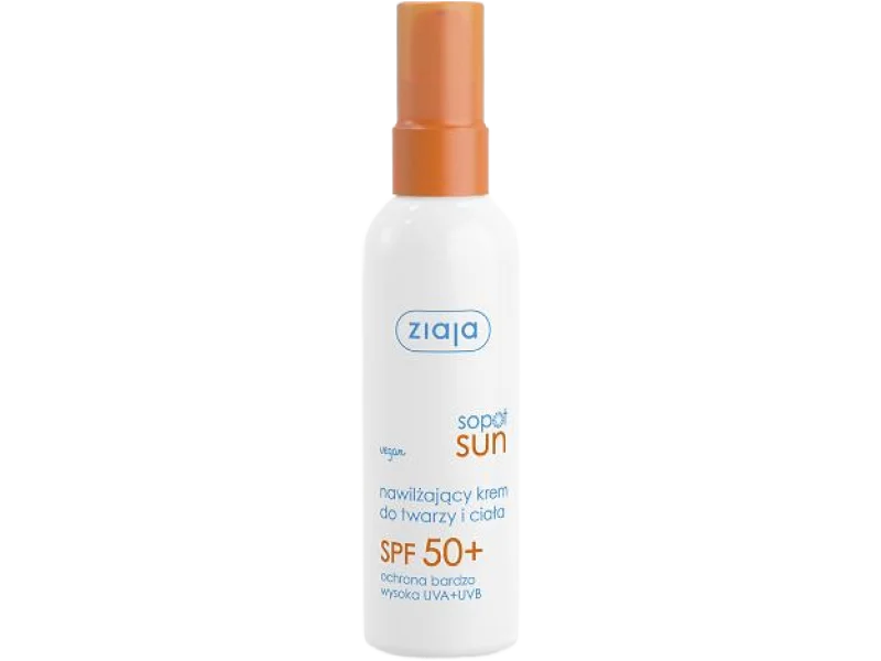 Ziaja Sopot Sun Nawilżający krem do twarzy i ciała SPF 50+