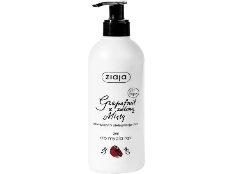 ZIAJA Żel do rąk Grapefruit z zieloną miętą, żel