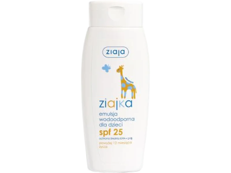 ZIAJA ZIAJKA Emulsja wodoodporna dla dzieci SPF25