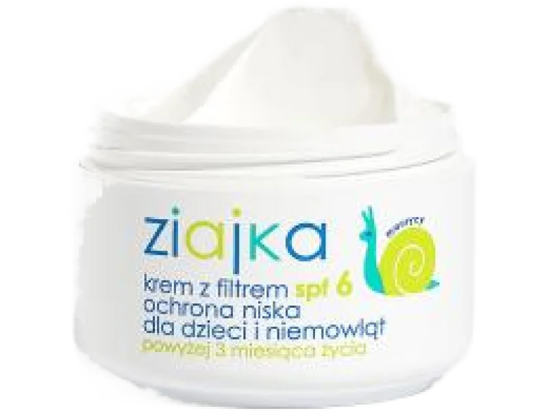 ZIAJA ZIAJKA Krem dla dzieci z SPF6 (ślimak)