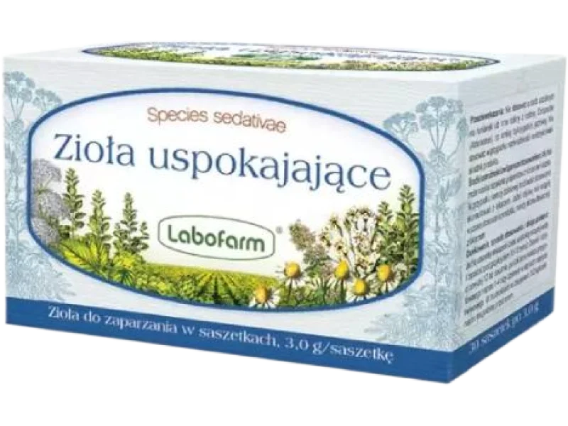 Zioła uspokajające, saszetki