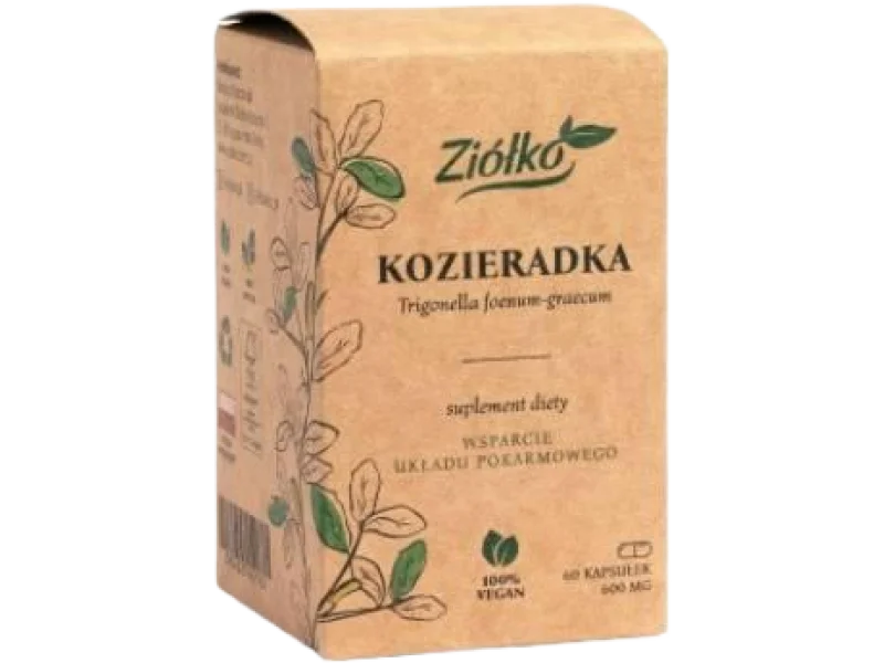 Ziółko Kozieradka, kapsułki, 600 mg