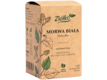 Zdjęcie produktu Ziółko Morwa biała, kapsułki, 370 mg