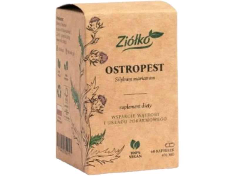 Ziółko Ostropest, kapsułki, 470 mg