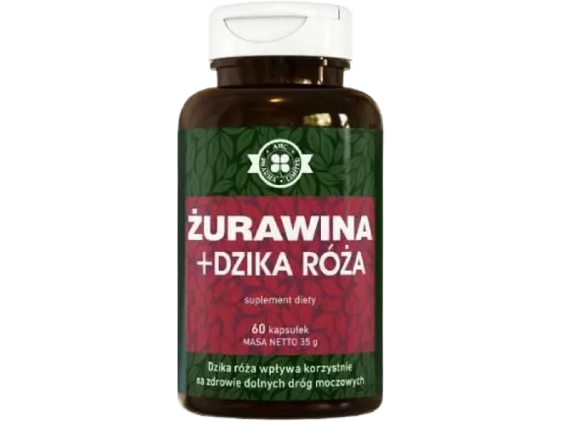 Żurawina + Dzika Róża, kapsułki