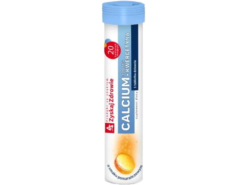 ZYSKAJ ZDROWIE Calcium + kwercetyna, tabletki musujące