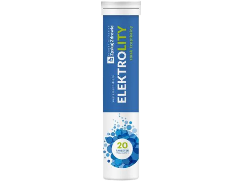 ZYSKAJ ZDROWIE Elektrolity, tabletki musujące