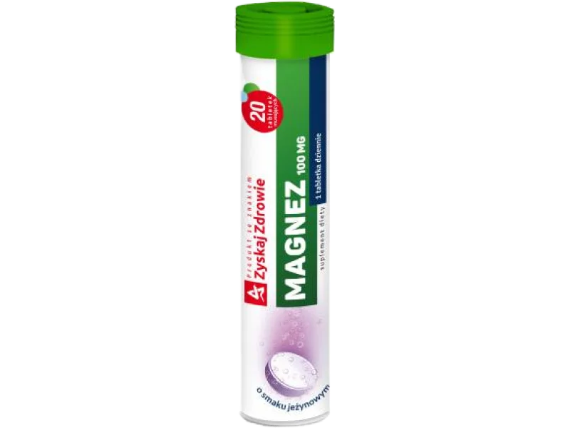 ZYSKAJ ZDROWIE Magnez, tabletki musujące, 100 mg
