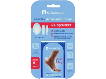 Zdjęcie produktu ZYSKAJ ZDROWIE Plastry na pęcherze hydrokoloidowe, plaster