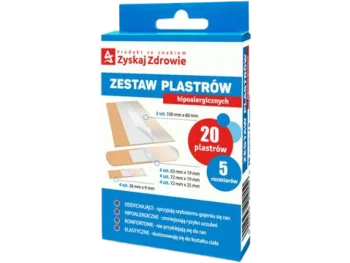 Zdjęcie produktu ZYSKAJ ZDROWIE Zestaw plastrów hipoalergicznych, plaster