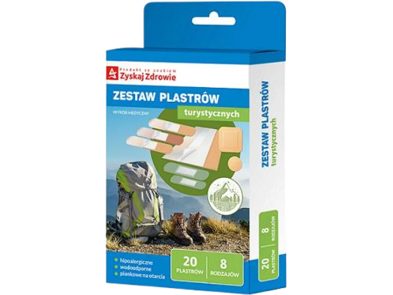 ZYSKAJ ZDROWIE Zestaw plastrów turystycznych, plastry