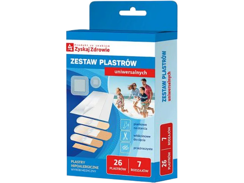 ZYSKAJ ZDROWIE Zestaw plastrów uniwersalnych, plastry